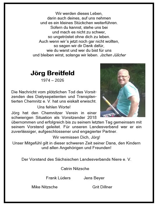SLN Nachruf Jorg